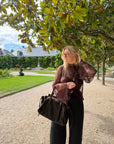 HAUT CLÉMENCE DENTELLE CHOCOLAT