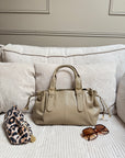 SAC JULIETTE CUIR GRAINÉ BEIGE