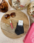 CHAUSSETTE PAILLETTES NOIR PRINCESSE