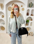 GILET JULIA GRIS CLAIR