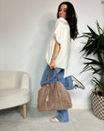 SAC FLAVIE TAUPE