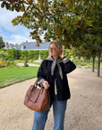 TRENCH VICHY GABRIELLE BLEU MARINE