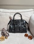 SAC ALIX XL NOIR IRISÉ SIMILICUIR