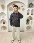 SWEAT GRIS ANTHRACITE BAPTISTE
