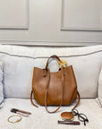 SAC EVA CAMEL GRAINÉ XL