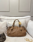 SAC JULIETTE TAUPE XL CUIR NOBLE