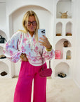 BLOUSE PAOLA ROSE - PRÉCOMMANDE EXPÉDITION LE 15/05
