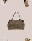 SAC CLÉO SUÉDINE TAUPE