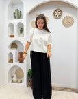 PANTALON FLUIDE ALMA NOIR