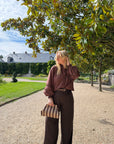 CHEMISE LOUISON CHOCOLAT