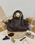 SAC JULIETTE CHOCOLAT XL CUIR NOBLE