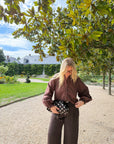 CHEMISE LOUISON CHOCOLAT