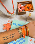 BRACELET POISSON ORANGE