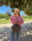 BLOUSE VICHY LOUANNE ROSE