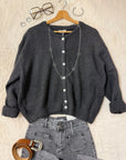 GILET CHLOÉ GRIS FONCÉ
