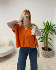 GILET NINON VIEUX ORANGE
