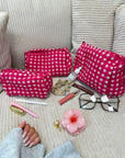 TROUSSE MATHILDE VICHY FUSHIA