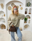PULL DOUDOU BEIGE