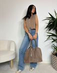 SAC FLAVIE TAUPE
