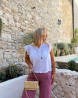 BLOUSE CASSANDRE BLANCHE