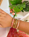 BRACELET ALMA STRASS CHAMPAGNE