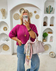 PULL ELÉA FRAMBOISE
