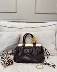 SAC LIORAH CUIR NOBLE CHOCOLAT