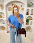 PULL LYSE BLEU JEAN