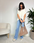 SAC FLAVIE TAUPE