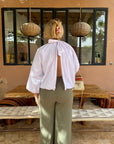 BLOUSE NŒUD ASTRID BLANCHE