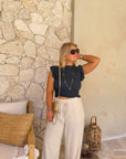 TOP CHLOÉ BLEU MARINE