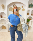 PULL NINON BLEU JEAN