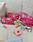 TROUSSE MATHILDE ROSE FLEURIE