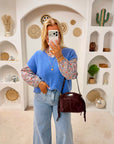 PULL LYSE BLEU JEAN