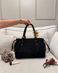 SAC CLÉO GRAINÉ NOIR