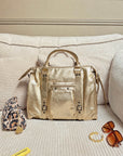 SAC ALIX XXL DORÉ SIMILICUIR
