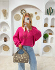 PULL VICTORIA FUSHIA
