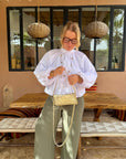PANTALON LIN PAULINE KAKI