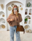 PULL MOHAIR KÉLIA CAMEL