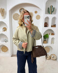TRENCH APPOLINE BEIGE - COL HAUT