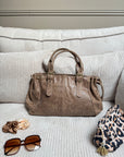 SAC JULIETTE TAUPE MAT XL