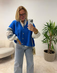 GILET NINON BLEU ROI