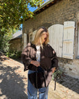 VESTE ALAIS MARRON