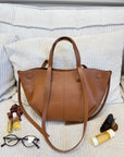 SAC EVA GRAINÉ CAMEL