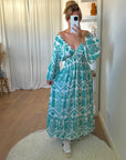 ROBE THAÏS TURQUOISE
