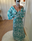ROBE THAÏS TURQUOISE