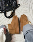 BOTTINES HAUTES LOAN CAMEL