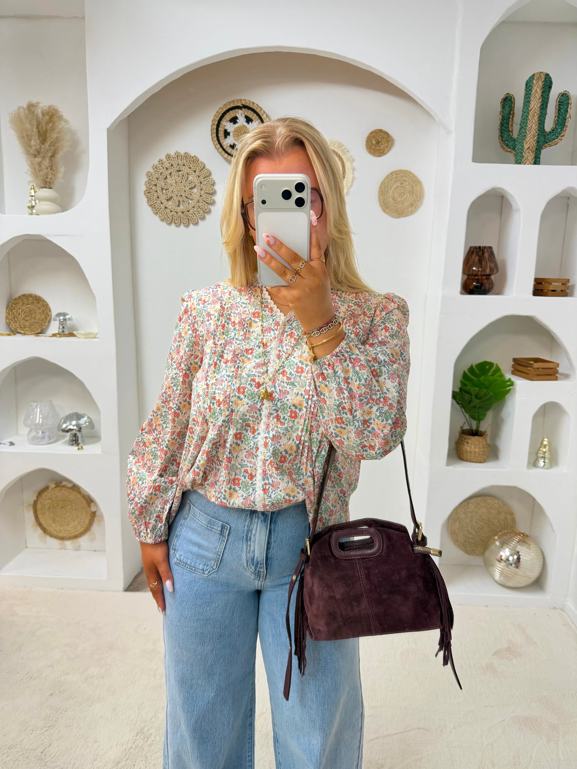 BLOUSE LIBERTY CLARISSE CORAIL