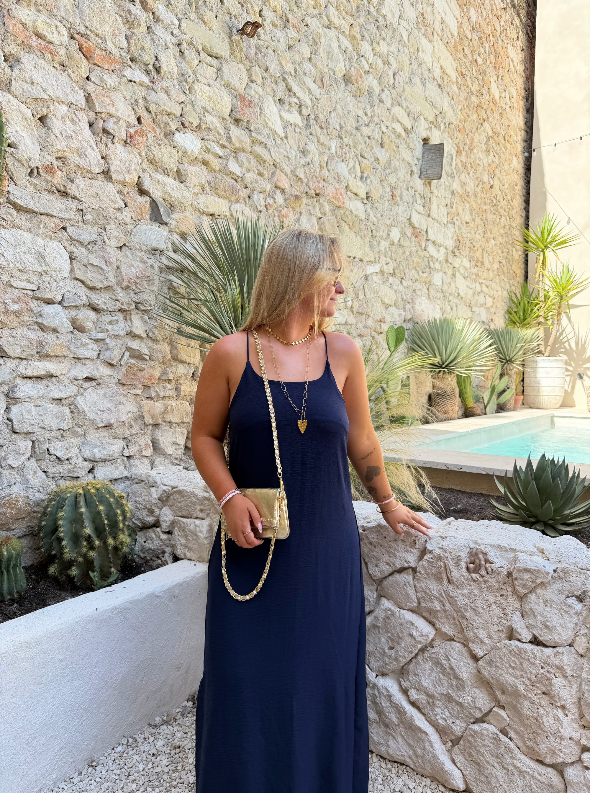 ROBE DIANE BLEU MARINE