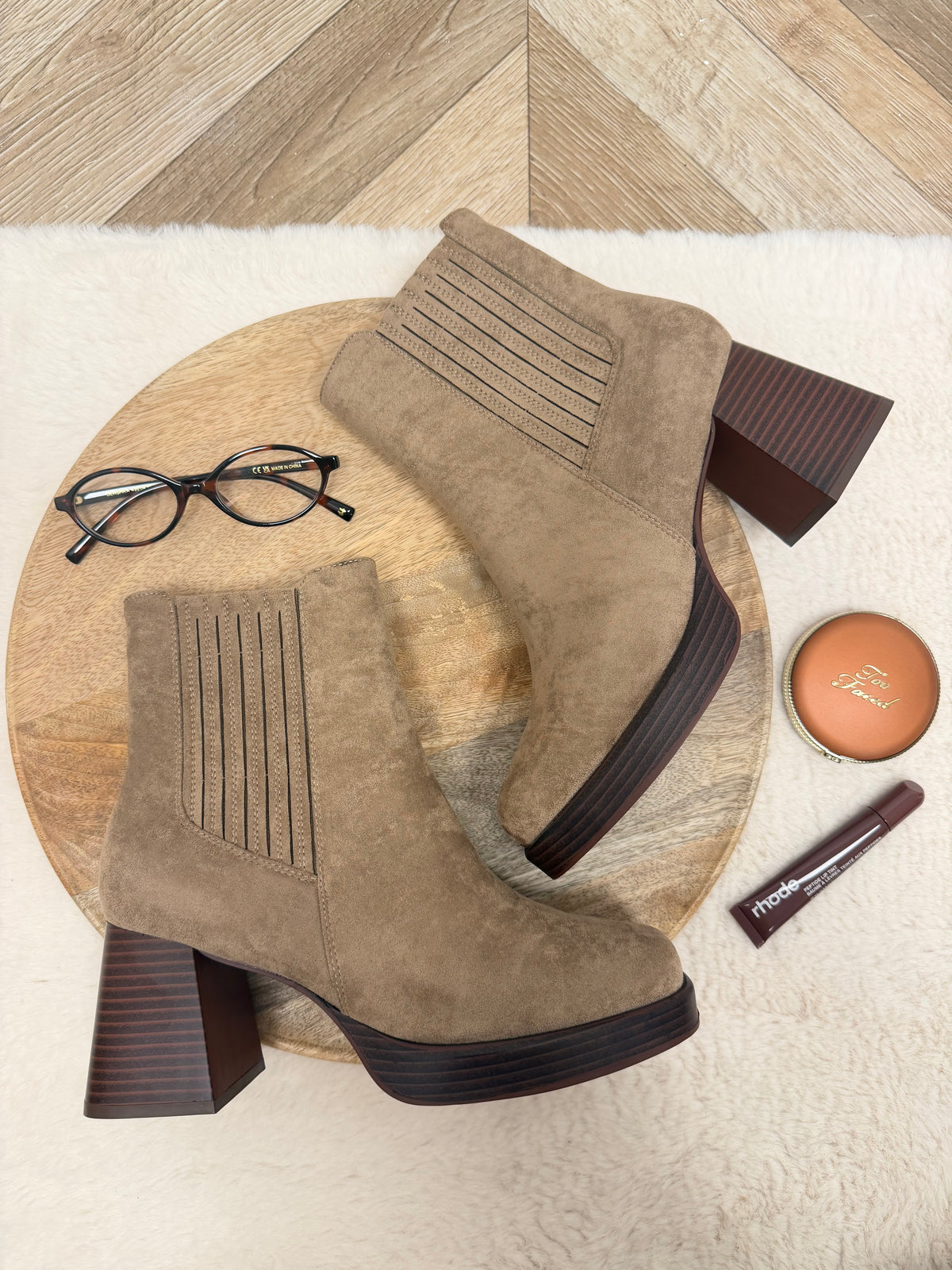 BOTTINES TOSCANE TAUPE